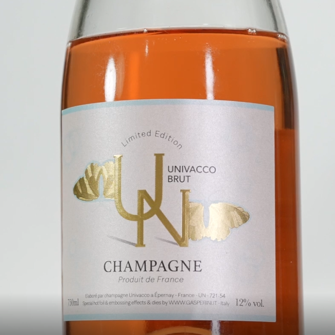 Univacco Hot Stamping Foil - Champagne Labels